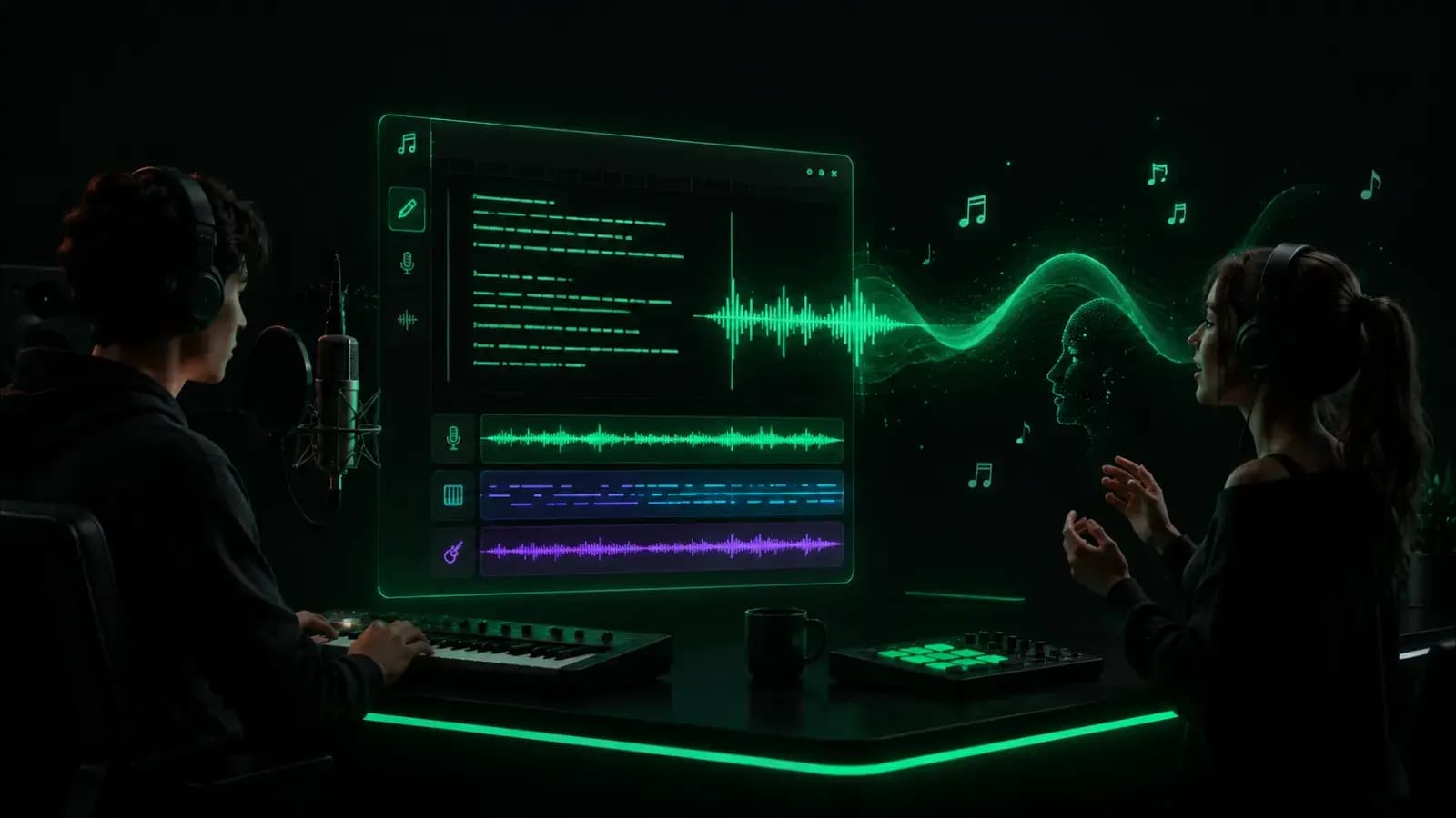 Lyrics to song generator