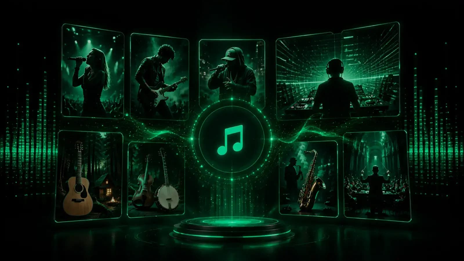 AI music genres and styles